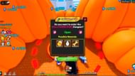 Players can obtain three types of resources from the Halloween Raid (Image via Roblox)